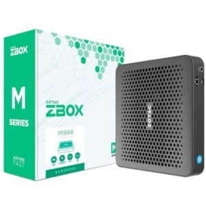 ZOTAC ZBOX edge MI668, Barebone (schwarz/weiß, ohne Betriebssystem)