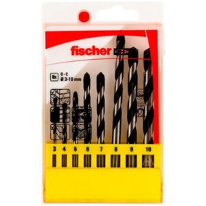fischer Betonbohrer-Satz CTS 8, D-C Set, 3-10mm (8-teilig)