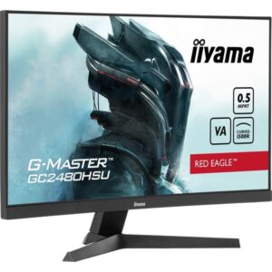 iiyama G-MASTER GC2480HSU-B1, Gaming-Monitor (59.8 cm (23.6 Zoll), schwarz (matt), FullHD, VA, Curved, USB-Hub, 180Hz Panel)