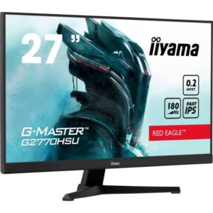 iiyama G-Master G2770HSU-B6 Red Eagle, Gaming-Monitor (68.6 cm (27 Zoll), schwarz (matt), FullHD, Fast IPS, Adaptive-Sync, 180Hz Panel)