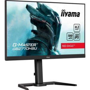 iiyama G-Master GB2770HSU-B6 Red Eagle, Gaming-Monitor (68.6 cm (27 Zoll), schwarz (matt), FullHD, Fast IPS, Ergonomischer, höhenverstellbarer Standfuß, 180Hz Panel)
