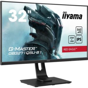iiyama G-Master GB3271QSU-B1, Gaming-Monitor (80 cm (32 Zoll), schwarz, WQHD, IPS, AMD Free-Sync, 165Hz Panel)