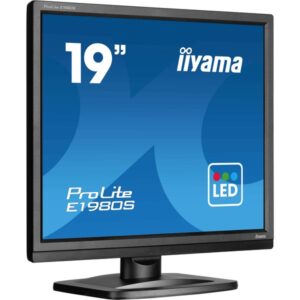 iiyama ProLite E1980S-B1, LED-Monitor (48 cm (19 Zoll), schwarz (matt), SXGA, TN, HDMI, DP)