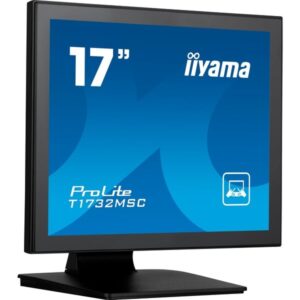 iiyama ProLite T1732MSC-B1SAG, LED-Monitor (43 cm (17 Zoll), schwarz (matt), SXGA, TN, Touchscreen, HDMI, DisplayPort, VGA, USB)