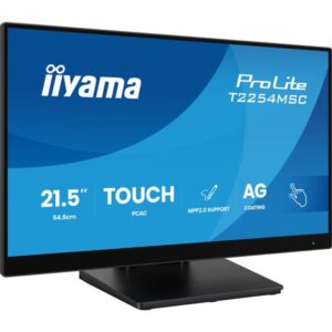 iiyama ProLite T2254MSC-B2AG, LED-Monitor (54.6 cm (21.5 Zoll), schwarz (matt), FullHD, IPS, Touchscreen, USB-Hub, 100Hz Panel)