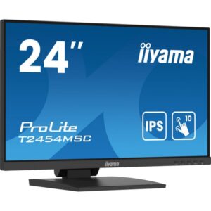 iiyama ProLite T2454MSC-B2AG, LED-Monitor (60.5 cm (23.8 Zoll), schwarz (matt), FullHD, IPS, Touchscreen, USB-Hub)