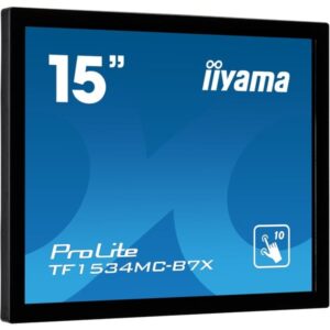 iiyama ProLite TF1534MC-B7X, LED-Monitor (38 cm (15 Zoll), schwarz, WXGA, TN, Touchscreen)