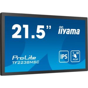 iiyama ProLite TF2238MSC-B1, LED-Monitor (54.5 cm (21.5 Zoll), schwarz, FullHD, Touchscreen, HDMI)