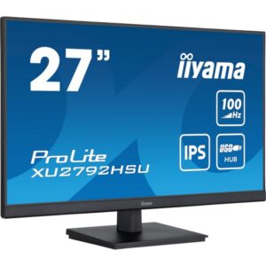 iiyama ProLite XU2792HSU-B6, LED-Monitor (69 cm (27 Zoll), schwarz (matt), FullHD, IPS, AMD Free-Sync, 100Hz Panel)