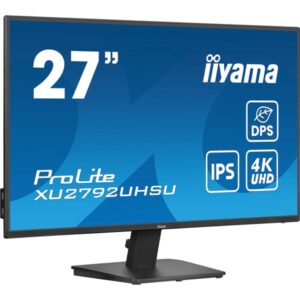 iiyama ProLite XU2792UHSU-B6, LED-Monitor (68.5 cm (27 Zoll), schwarz (matt), UltraHD/4K, IPS, HDMI, DP, USB-C, USB-Hub)