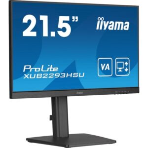 iiyama ProLite XUB2293HSU-B7, LED-Monitor (54.5 cm (21.5 Zoll), schwarz (matt), FullHD, IPS, Adaptive-Sync, Einstellbarer Standfuß, 100Hz Panel)