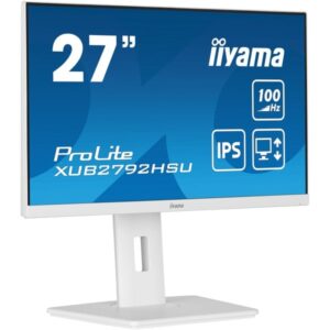 iiyama ProLite XUB2792HSU-W6, LED-Monitor (69 cm (27 Zoll), weiß (matt), FullHD, IPS, AMD Free-Sync, 100Hz Panel)