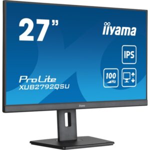 iiyama ProLite XUB2792QSU-B6, LED-Monitor (69 cm (27 Zoll), schwarz (matt), WQHD, IPS, AMD Free-Sync, 100Hz Panel)