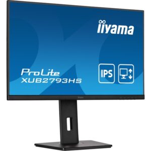 iiyama ProLite XUB2793HS-B7, LED-Monitor (68.6 cm (27 Zoll), schwarz (matt), FullHD, IPS, ergonomischer Standfuß, 100Hz Panel)