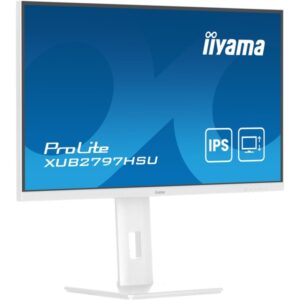 iiyama ProLite XUB2797HSU-W2, LED-Monitor (68.6 cm (27 Zoll), weiß (matt), FullHD, IPS, USB-Hub, 100Hz Panel)