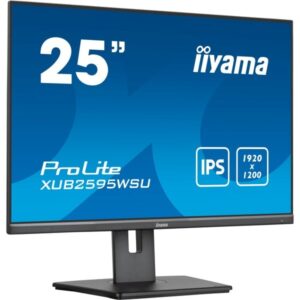 iiyama XUB2595WSU-B5, LED-Monitor (63 cm (25 Zoll), schwarz, WUXGA, IPS, HDMI, DisplayPort)