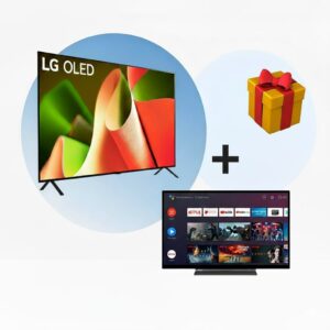 LG OLED55B59LA.AEUD evo TV, OLED-Fernseher (139 cm (55 Zoll), schwarz, UltraHD/4K, HDR, SmartTV, 120Hz Panel)