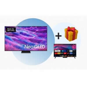 SAMSUNG GQ85QN80FAUXZG, QLED-Fernseher (214 cm (85 Zoll), schwarz, UltraHD/4K, Neo-QLED, Mini-LED, PVR, 100Hz Panel)